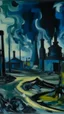 Placeholder: A bluish black facility zone with nuclear missiles painted by Paul Cezanne