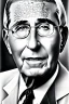 Placeholder: Anthony Fauci photorealistic portrait, black and white