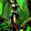 Placeholder: lara croft in the sweltering jungle