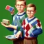 Placeholder: peter billingsley chubby 10 year old with glasses, soap bar, argyle sweater