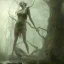 Placeholder: giant old statue wornderfull woman, abandoned between moutain, swamp, water, glass, fog, highly realistic, highly detailed, intricate, 8k