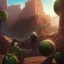 Placeholder: anime real life like cactus in the desert in arizona, grand canyon,