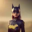 Placeholder: analog style,girl portrait, simmetric eyes, ambient, batgirl make up outfit, ultra realistic photo, unreal engine --aspect ratio 1:1