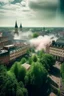 Placeholder: germany after weed legalization, german city, dust from smoking weed