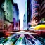 Placeholder: NYC street water colors by Igor Dubovoy