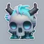Placeholder: Sticker Kawaii Pastel Goth Cute Creepy Creature Skull high detailed, 4k resolution, digital paiting, cute, art, no background 3d pixar disney the cinematic FKAA, TXAA, and RTX graphics technology employed for stunning detail.