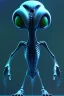 Placeholder: full length aliens clean art NFT, blender 3d