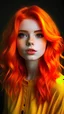 Placeholder: girl orange hair with sui