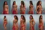 Placeholder: Indian Female character 19 years full anatomy Proportions of the character the head-to-body ratio . Front, Side, and Back Views: Provide multiple views of the character, including front, side, and back mode sheet .stylized animation character 8k Art station.