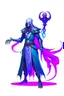 Placeholder: dnd Mindflayer holding an evil spear