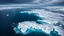 Placeholder: Climate emergency. An aerial view of the polar ice caps, dramatically melting into the ocean. Large chunks of ice break off and float away, leaving behind deep, dark blue water. In the distance, polar bears struggle to find solid ground. Beautiful award-winning photograph, inspiring, rule of thirds, balanced delightful composition, perfect lighting, superb detail, 16k render