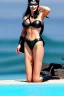 Placeholder: Catwoman on holiday in her batman bikini and toned