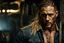 Placeholder: Tom Hardy as stunningly handsome viking, muscular, long blonde hair, male age 30, wearing jeans and a smart shirt, tan skin, tattoos,photorealistic 4k