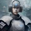 Placeholder: robot samurai, sango fantasy, fantasy magic, intricate, sharp focus, illustration, highly detailed, digital painting, concept art, matte, artgerm and paul lewin, masterpiece, mercury armor