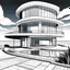 Placeholder: futuristic BLACK AND WHITE beach house with a glass-bottomed swimming pool extending over the sand, show beach view, detailed, front closeup view, minimalistic white color water fountain, minimal black line art, unique coloring sheet, outlined, outline, line art, clean line art, unique, 8k, amazing, realistic, masterpiece, no colors, no dark color, no black color, avoid thick black, minimalistic line edges, white back ground color, vector style,