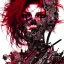 Placeholder: beautiful punk girl, hyper detailed, hyperdetailed, intricately detailed, illustration by <kilian eng> <Yoji Shinkawa>, darkred tones,