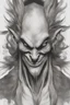 Placeholder: a very close up side profile image of an evil spirit, smirking and looking at the camera,8k quality, supper realistic