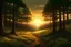 Placeholder: anime feild path woods forrest sunset