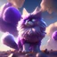 Placeholder: Stunning 3D video game style cat, realistic fur, vibrant colors, purple tones, dynamic pose, epic background, Unreal Engine, Pixar, key art, high resolution, point lighting, midday sun, Canon EOS R5, cat, 3D, video game style, realistic, vibrant colors, dynamic pose, Unreal Engine, high resolution, point lighting, midday sun, Canon EOS R5.