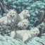 Placeholder: three white wolves, gorgeous, clean art , fantasy, lanterns, glow, forest, 4k, insane details, highly detailed, hyper-detailed, beautifully color-coded, insane details, intricate details, beautifully color graded, Cinematic, Color Grading, Editorial Photography, Depth of Field, DOF, Tilt Blur, White Balance, 32k, Super-Resolution, Megapixel, ProPhoto RGB, VR, Half rear Lighting, Backlight, non photorealistic rendering