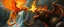 Placeholder: phoenix octopus bird witch bear dragon waterfall looks beyond really powerful slapping a bird in the face with fire, fantasy illustration, in the style of Rembrandt