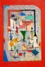 Placeholder: Living without a sense of self; a painting with an admixture of Paul Klee and Philip Guston