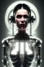 Placeholder: cyberpunk, head, women, portrai, cry, tears, tron, cyborg, robot, cyborg, white hair, seven , perfekt, real, dream, hr giger