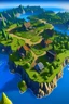 Placeholder: Fortnite season 6 map