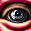 Placeholder: close-up portrait of eyeball inside of open mouth, ultra-realistic, intricate, 8k resolution, high-quality, fine-detail, digital art, detailed matte, volumetric lighting, dynamic lighting, photorealistic, 3d octane render, illustration,