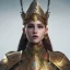 Placeholder: portrait of a warrior with ottoman godddes beautiful girl themed armour, extremely detailed, UHD, 8k,The close-up camera effect,sharp focus, perfect position,hyperphotorealistic, unreal engine 5, octane render