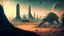 Placeholder: alien landscape and city