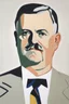 Placeholder: Portrait of a bigger white male social democratic politician by Matisse