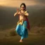 Placeholder: Krishna in sky dancing