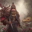 Placeholder: Insanely detailed photograph of an “warrior santa” with intricate detailed beard, intricate embroidered clothing, hyperdetailed painting by Ismail Inceoglu Huang Guangjian and Dan Witz CGSociety ZBrush Central fantasy art album cover art,8K, hdr, romantic, mysterious, ominous, flowers, jewelry, steam,oil,cafe,street vendor,steamship,D&D