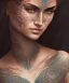 Placeholder: close-up face portrait of a maoripunk female, clear face, full multicolour tattooed, symetrical, fantasy, intricate eyes, elegant, rim light, highly detailed, digital painting, artstation, concept art, matte, sharp focus, illustration, art by artgerm and greg rutkowski and alphonse mucha