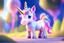 Placeholder: pixar art style of cute baby unicorn in natural environment, full body, hyper detailed, digital art, trending in artstation, cinematic lighting, studio quality, smooth render, unreal engine 5 rendered, octane rendered, wlop