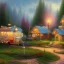 Placeholder: trailer park thomas kinkade