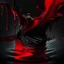 Placeholder: black and red water