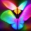 Placeholder: luminous pastel colors, butterfly