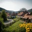 Placeholder: An odd village, hasselblad h6d400c --ar 85:128 --v 6.0