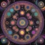 Placeholder: hip hop physchedelic fractal colourful circles for an album cover