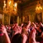 Placeholder: Celebration in a schloss, austrian cheering people, ledherhosen Austrian aesthetic, warm colors, wooden floor, forest green walls, chiaroscuro, 8k, HD, cinematography, photorealistic, Cinematic, Color Grading, Ultra-Wide Angle, Depth of Field, hyper-detailed, beautifully color-coded, insane details, intricate details, beautifully color graded, Cinematic, Color Grading, Editorial Photography, Depth of Field, DOF, White Balance, 32k, Super-Resolution, Megapixel, ProPhoto RGB, VR, Halfrear Lighting