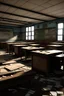 Placeholder: dirty classroom (Enemy and carton style )