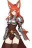 Placeholder: Teenaged Female Red haired kitsune paladin/bard