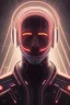 Placeholder: cyberpunk, head, men, portrai, tron