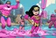 Placeholder: pink swimming Wonder Woman Teen Titans Go