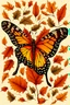 Placeholder: the stormy autumn of change, a butterfly of transformation