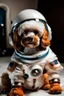 Placeholder: Toy poodle in astronaut suit