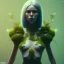 Placeholder: plant girl, fantasy art, octane render, redshift render,ambient lighting