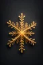 Placeholder: golden snowflake in front of dark gradient background